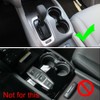 Kolya Matte Black Interior Center Console Gear Shift Panel Cover