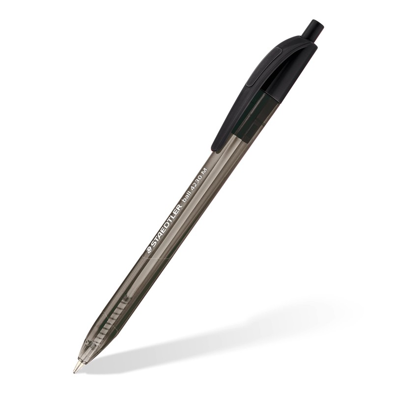 STAEDTLER 4230 M-9 Retractable Rainbow Ballpoint Pen - Black (Box