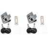 2Pcs Glass Cabinet Lock for IKEA with 2 Keys Glass