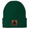 Chowdaheadz Fenway Leather Patch Cuff Knit - Unisex Winter Hat