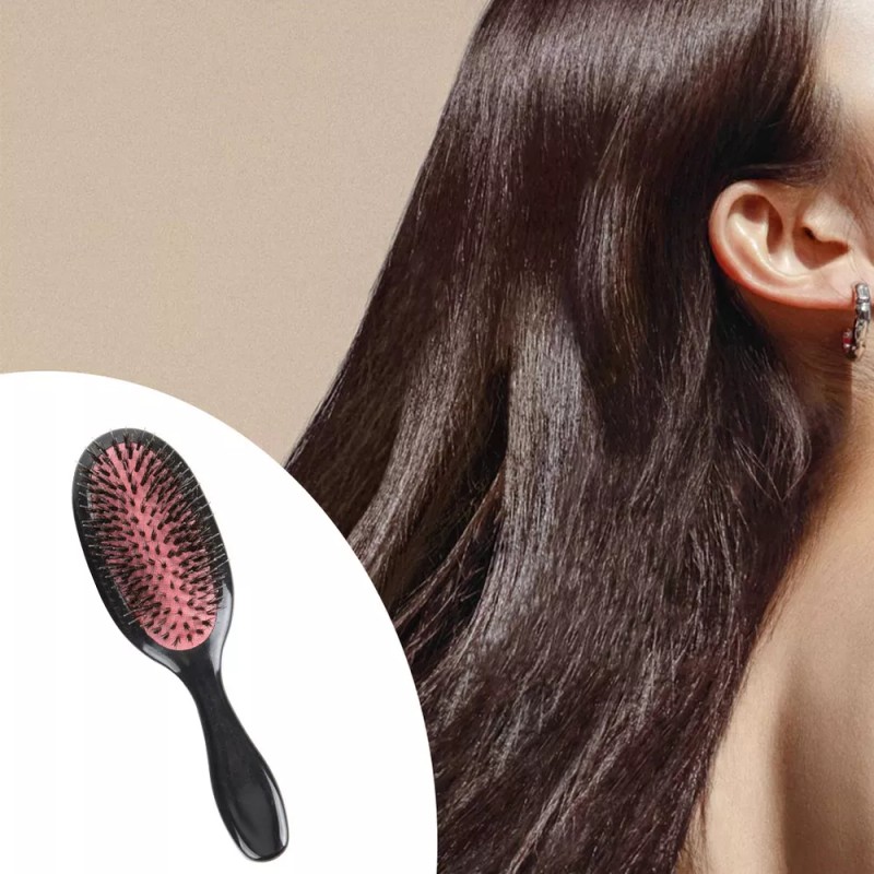 generic Cepillo De Pelo Con Cerdas, Suave Y Desenredante, Adecuado