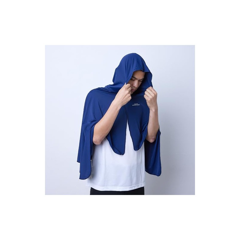 Sanai SA-N25-06 Poncho Strong Cooling Sensation Poncho, Silver