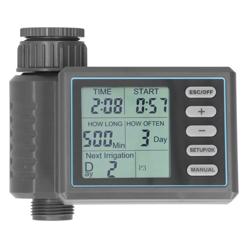 LCD Electronic Garden Digital Water Timer Watering Irrigation Controller with