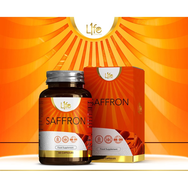 LN Saffron | 60 Saffron Capsules - 90mg (from 4:1