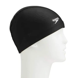 Speedo SE12070 Swim Cap, Tricot Cap, Unisex, Black, Free