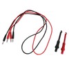4mm Dual Banana Plug Test Leads with Repair Testing Hooks