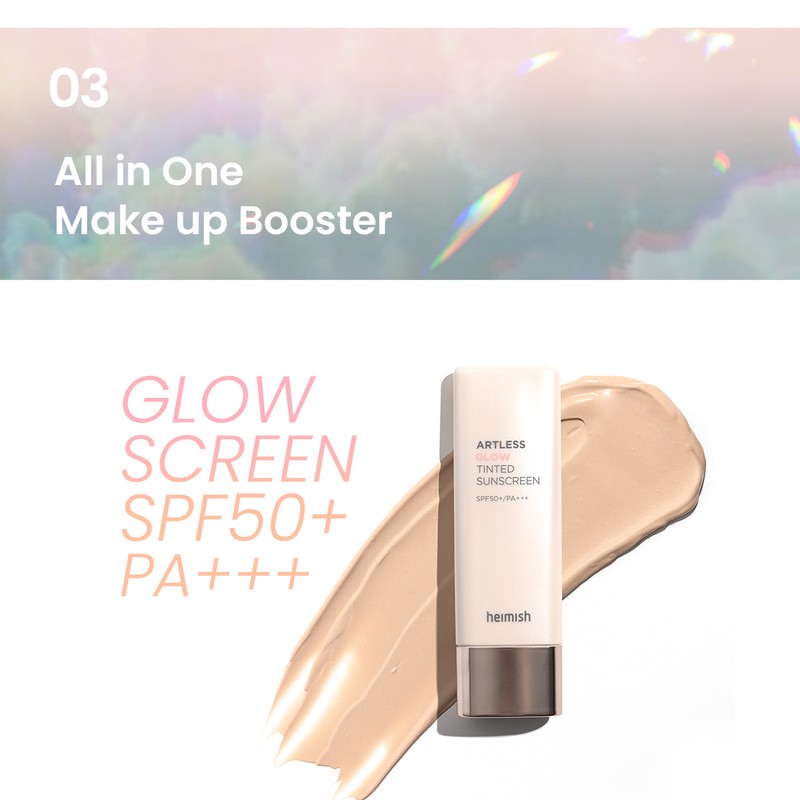heimish [heimish]Artless Glow Tinted Sunscreen Shine Beige SPF50+ PA+++ 40ml