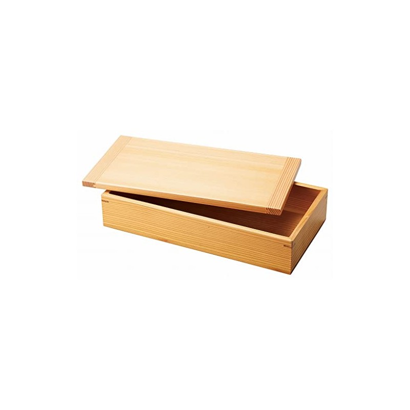 Cedar & Rice Rectangular Cooking Box (Large) [Approx. 9.8 x