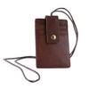 RFID Blocking ID Badge Card Holder Cowhide Wallet Hardware Sewing