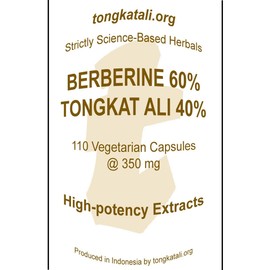 Berberine Extract, 110 Vegetarian Capsules @ 350 mg