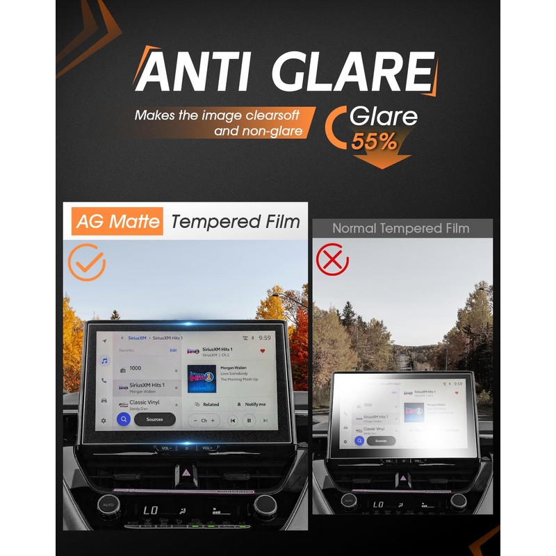 CDEFG For 2025 2026 Toyota Corolla Screen Protector - 10.5