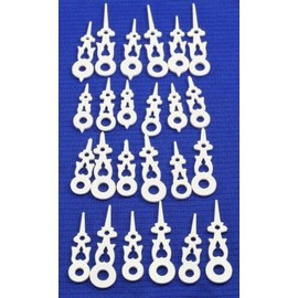 Generic Replacement for Cuckoo Clock Hand Assortment 12 Sets White Color for 60 to 90 mm Dials Regula