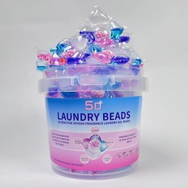 Long Lasting Fragrance Laundry Beads, 5-In-1 Multi-Purpose Cleaning Solution, Effective & Gentle on Clothes, Ideal for Daily Use, Laundry Scent Booster