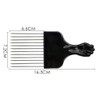 Fiacvrs African Black Fist Comb Metal Hair Comb Afro Comb