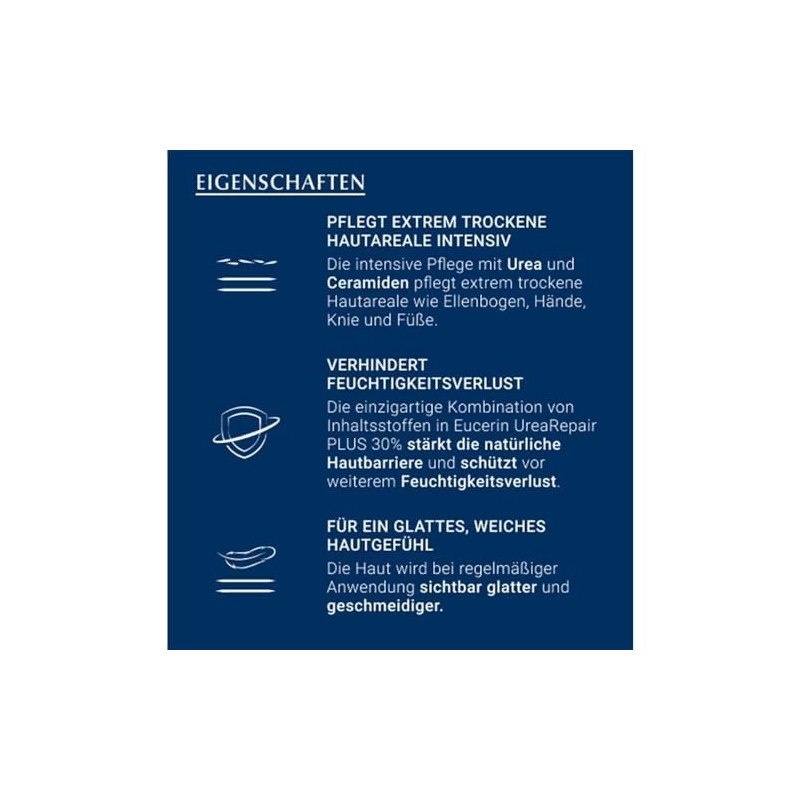 Eucerin UreaRepair plus 30% Urea Moisturizing Creme, 75 ml Cream