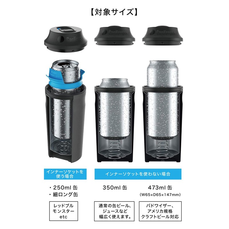 CanKeeper 3-In-1 - FITS 12oz, 16oz and Slim Cans -