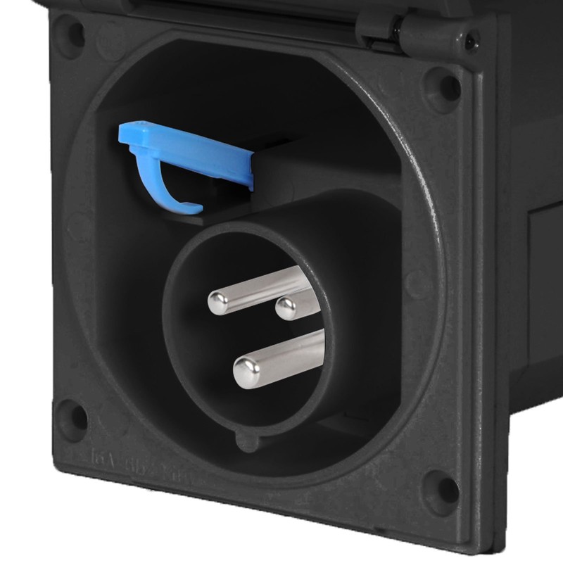 wamovo CEE Outdoor Socket Splash-Protected 200-240 V, 16 A, 3-Pin