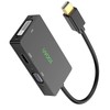 UVOOI 4K Mini DisplayPort to HDMI DVI VGA Adapter, 3-in-1
