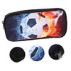 Gadpiparty Adorable Soccer Pencil Case Multi Function Storage Pouch for