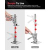 Kolvoii Labor Saving Arm Jack 2 Pack, 10" Height-Adjustable All-Metal