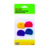 Hy-Ko Key Caps Rubber Asst Colors Card / 4