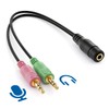 deleyCON Adapter Audio Jack Y Adapter Cable Stereo - 1x