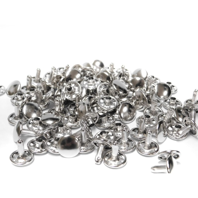 Double-Sided Extra Large Caulking Silver Head 0.5 inch (13 mm)