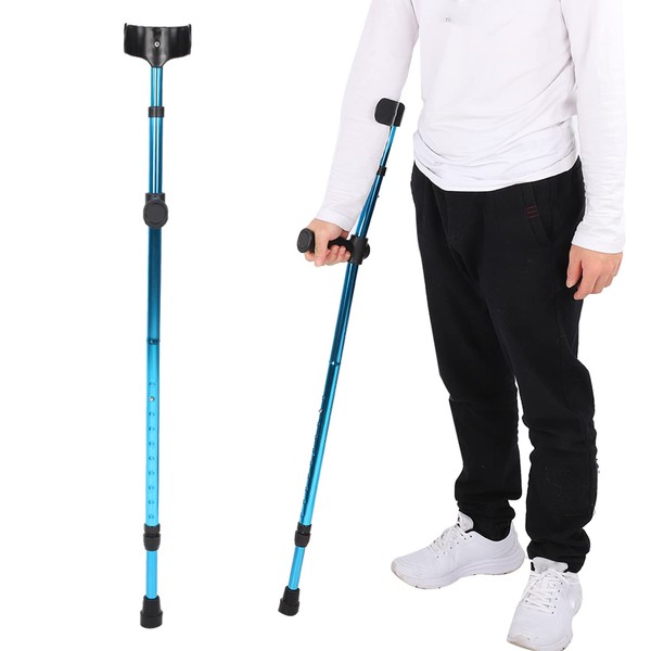 Ejoyous Aluminum Crutches Walking Aid With Plastic Handles,walker crutches,walkers crutches,crutches,mate crutches