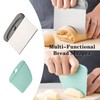 ZWxqysp 1 Set Bench Bread Scraper Professional Stainless Steel Dough