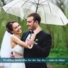 10 Pack Clear Wedding Umbrellas Auto Open Windproof Clear Umbrella