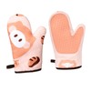1 Pair Kitchen Oven Glove Excellent Insulation Anti Slip Thickened