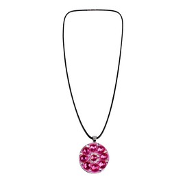 Golf Ball Marker Crystal Hat Clip, Lightweight Portable Golf Pendant Necklace Golf Lovers (Red)