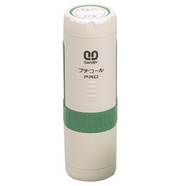 Sanbee Stamp Petitcol PRO15 Approval PTP-15L Green Green (15mm)