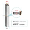 MOUNTAIN_ARK 8 Pack 4-5/8" x 5/8" Weld On Bullet Hinges