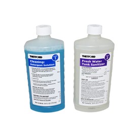 Thetford Fresh Water Tank Sanitizer Detergent and Sanitizer Treatment, 2 x 24 oz bottles - Thetford 36662