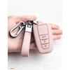 ontto Leather Car Key fob Cover fit for Toyota Camry