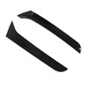 2 Pcs Rear Window Spoiler Glossy Black Left Right Side
