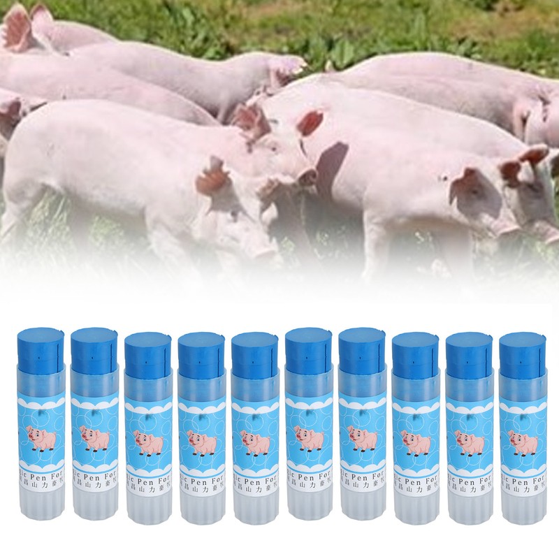 10pcs Livestock Marker Crayon Safe Pig Marking Crayon for Pig