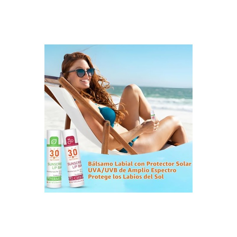 VISRIE Spf 30 Bálsamo Labial Con Protector Solar, Bálsamo Labial