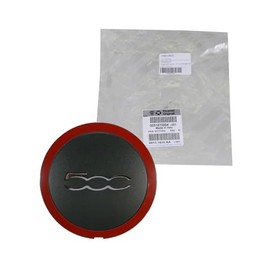 Fiat Pandemonium 500 Wheel Trim Kit 15/16 Inch Black Red Plastic Hub Cap Wheel Trim 51870004