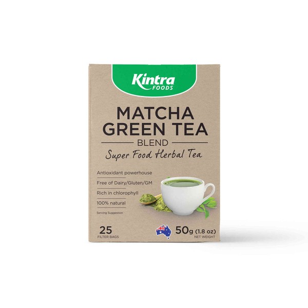 KINTRA FOODS Matcha Green Tea - 25 Teabags