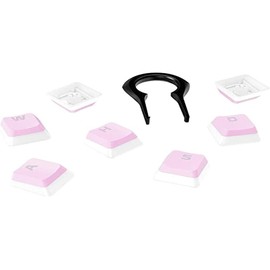 HyperX Pudding Keycaps Teclas ABS de Color Rosa Set Completo - LA