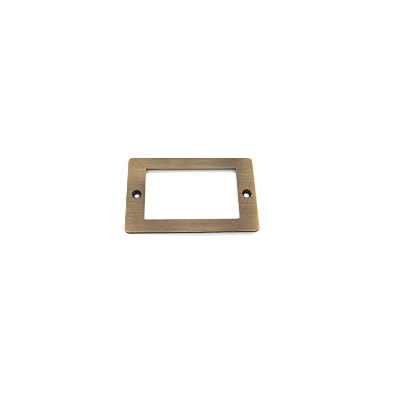 Antique File Cabinet Label Holder 3" x 2" Frame Drawer