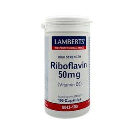 Lamberts Riboflavin 50mg 100 Capsules