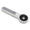30X Handheld Magnifier 3 Levels Brightness Adjustment Touch Control LED