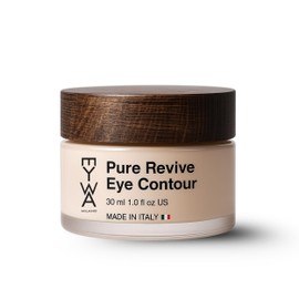 Eywa Pure Revive Eye Contour Vegan, feuchtigkeitsspendende und Anti-Falten-Augencreme mit Hyaluronsäure und Vitamin C, reduziert dunkle Augenringe, Korrektur von herabfallenden Augenlidern