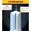 KINGYEENUO E26 UVA UVB Light Bulb for Birds 2.4 UVB