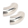 2PCs 90 Degree Elbow Wastegate Dump Valve Pipe 1.5in Stainless