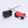 Twidec/6Pcs Micro Limit Switch Long Straight Hinge Lever Arm SPDT