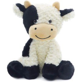 RELIGES 9" Cute Cow Stuffed Animals Soft Cuddly Cow Plush Stuffed Animal Birthday Gifts for Boys and Girls, Plush Animal Decorations (Cows - Sitting)
